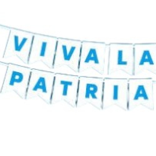 Banderín viva la patria