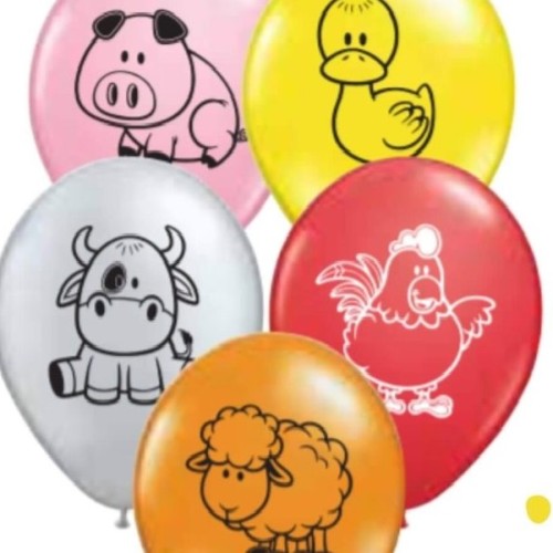 Globos estampados