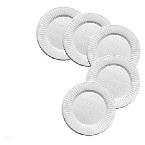 Tenedor plastico blanco