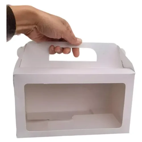 Maletin blanco con visor