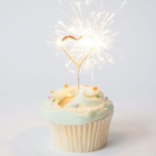 Velas chispita corazon