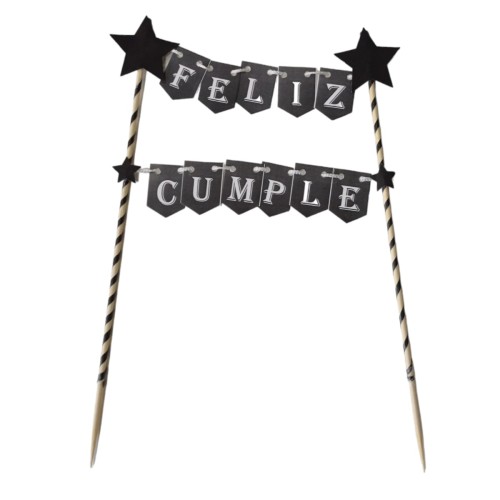 Topper feliz cumple