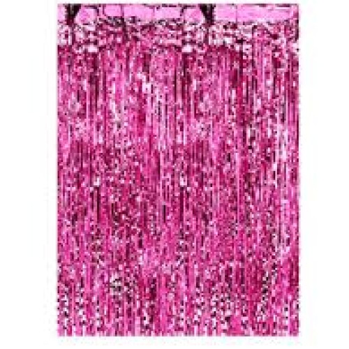Cortina metalizada Fucsia