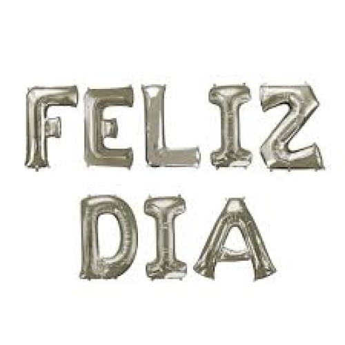 Letras de globo Feliz Dia