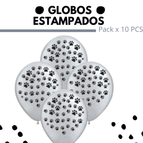 Globos estampados