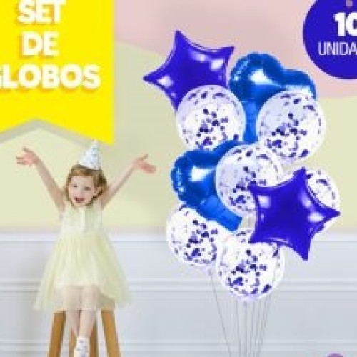 Set x 10 globos 