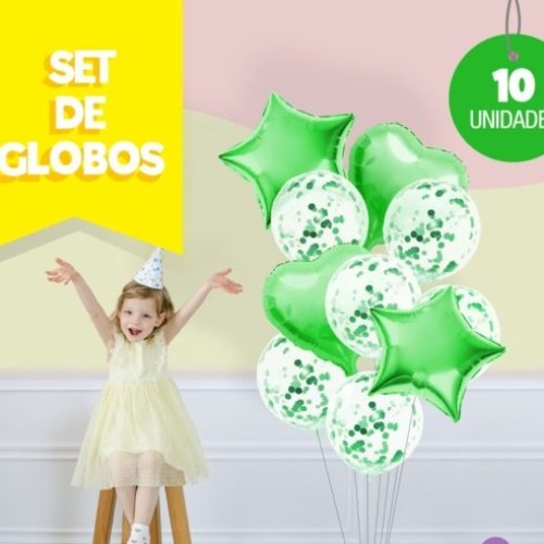 Set x 10 globos 